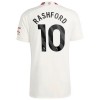 Camiseta de fútbol Manchester United Rashford 10 Tercera Equipación 23-24 - Hombre